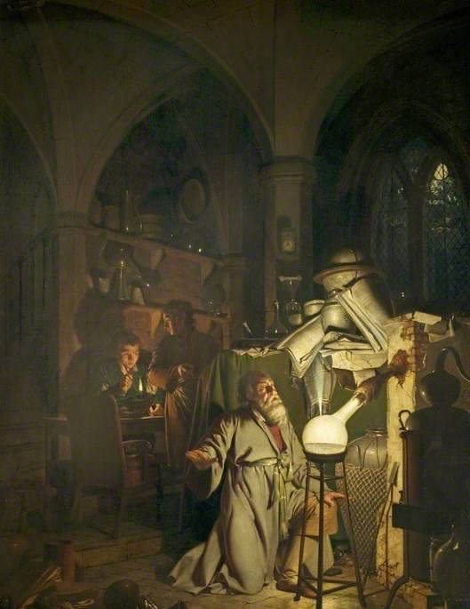 Joseph Wright of Derby, The Alchymist, 1771. Derby Museum and Art Gallery. © Derby Museums.